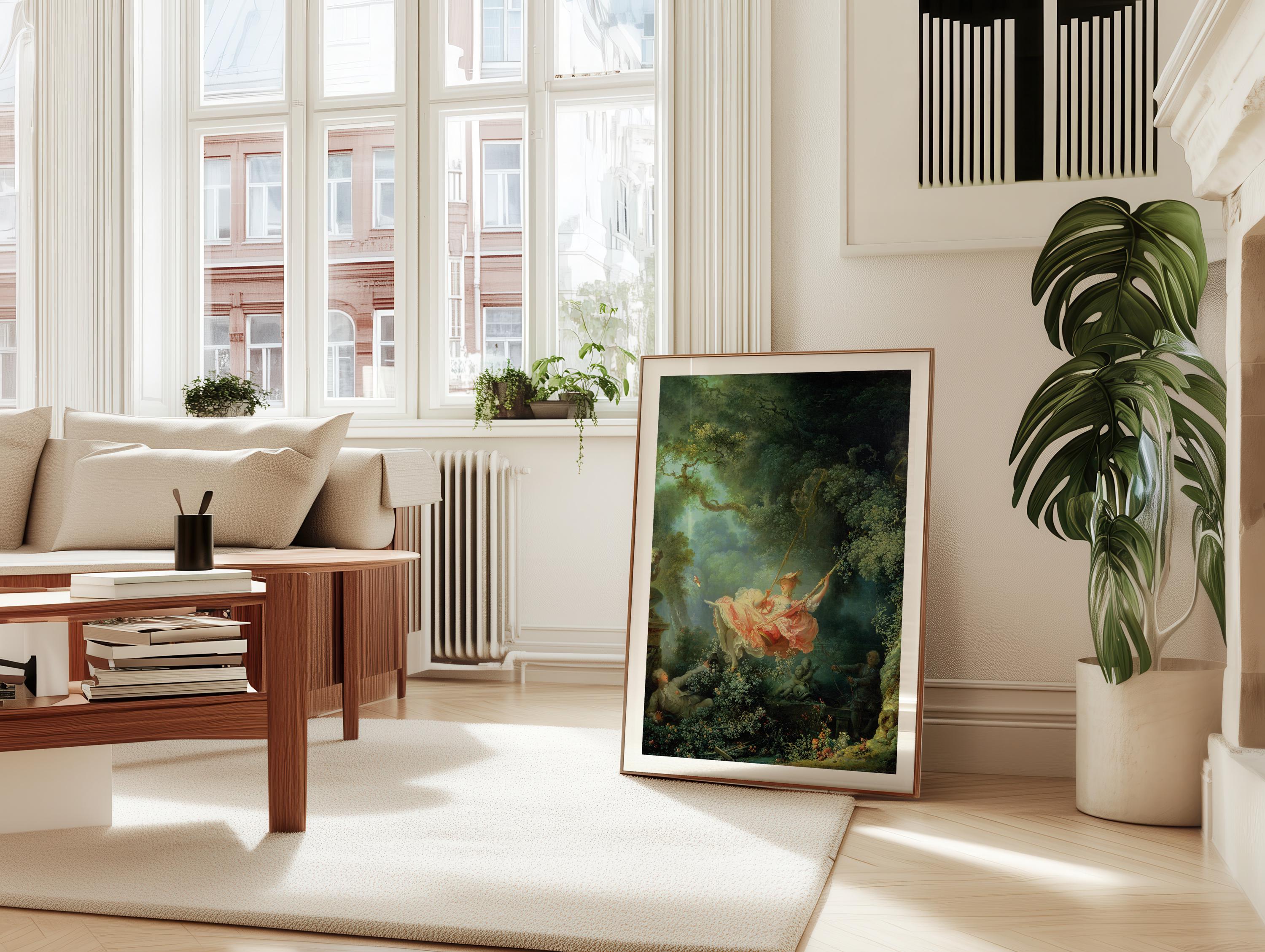 Vintage Painting of the Swing by Jean-honoré Fragonard, DIGITAL