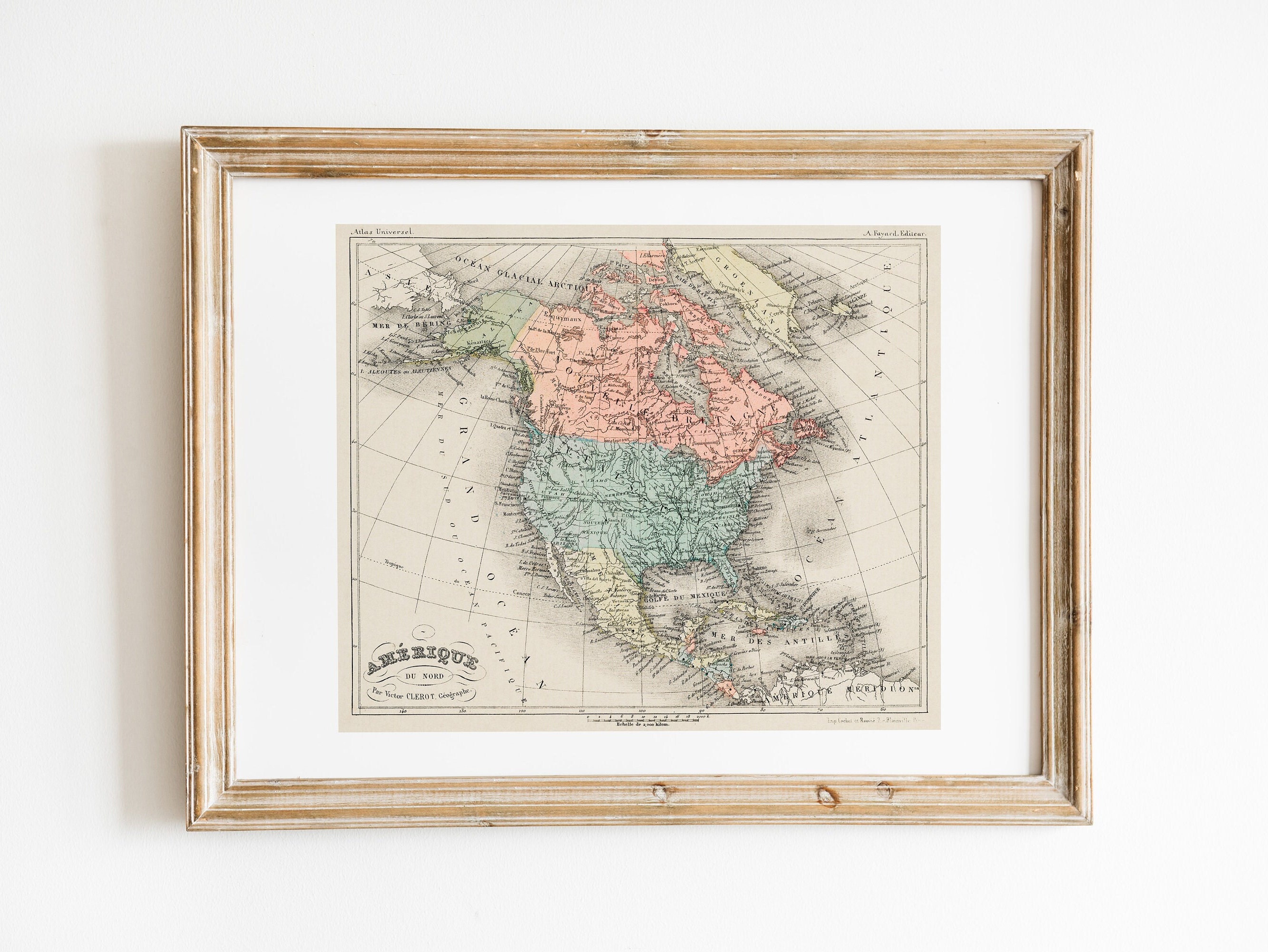 Antique map of the united states - Etsy 日本