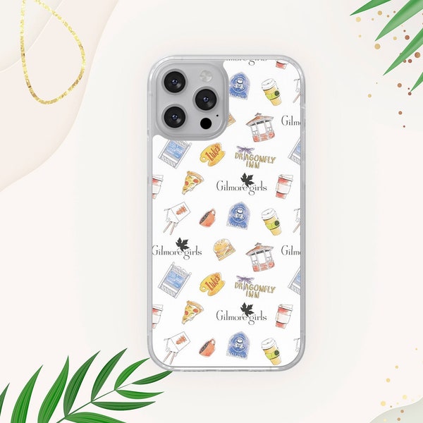 Gilmore Girls TV Series Inspired Watercolour Pattern TPU phone case for iPhone, Samsung, Huawei. Many models available.