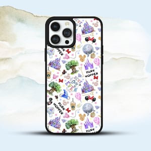 Disney trip inspired park hopper visit castle phone case for iPhone Samsung Huawei. Many models available.