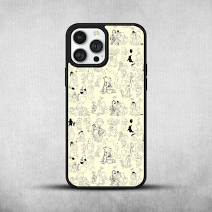 Funda para teléfono con diseño de dibujo de Eeyore Winnie Pooh para iPhone 11 12 13 15 16 Samsung S21 S21 Fe S22 A55 A14 A15 S25 Google Pixel 7 8 9