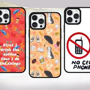 Gilmore Girl TV Series Inspired Watercolour Pattern TPU phone case cover for iPhone 11 12 13 14 15 16 Samsung S23 S24 Google Pixel 6 7 8 9