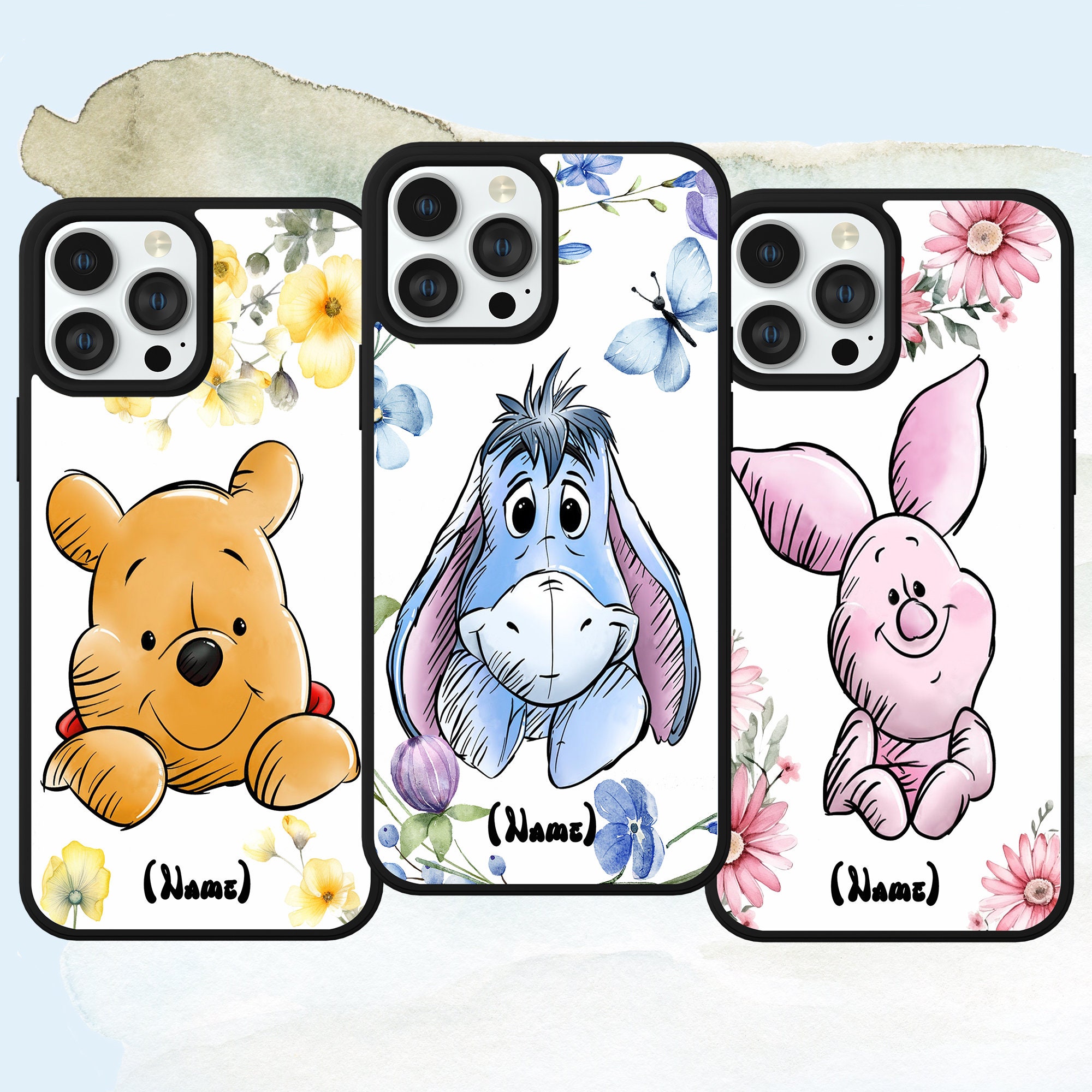 Eeyore Winnie Pooh Sketch Personalised Phone Case Cover for