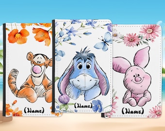 Custom Eeyore, Piglet, Tigger Passport Cover & Luggage Tag Set
