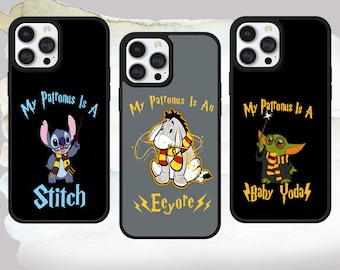 Eeyore Patronus Stitch Phone Case Cover for iPhone Samsung Google Pixel Wizard Magic
