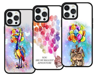 Pixar Up inspired Watercolour House Kevin Print phone case cover for iPhone Samsung Huawei Google Pixel