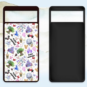 Disney trip inspired castle pattern phone case back cove for iPhone Samsung Google Pixel Many models available. image 2