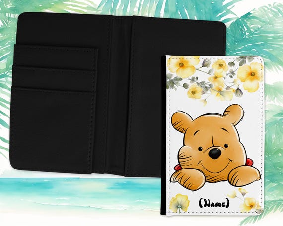 Winnie the Pooh Personalised Passport Cover & Luggage Tag Set