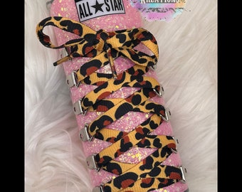 3D  Glitter Shoe Inspired Tumbler