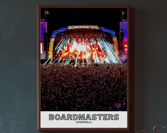 Boardmasters Festival At Night Poster