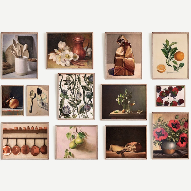 Vintage Kitchen Art - Etsy