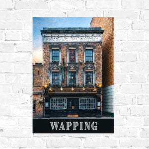 Wapping London borough Art Print / The Prospect of Whitby Pub Wapping Travel Art Print