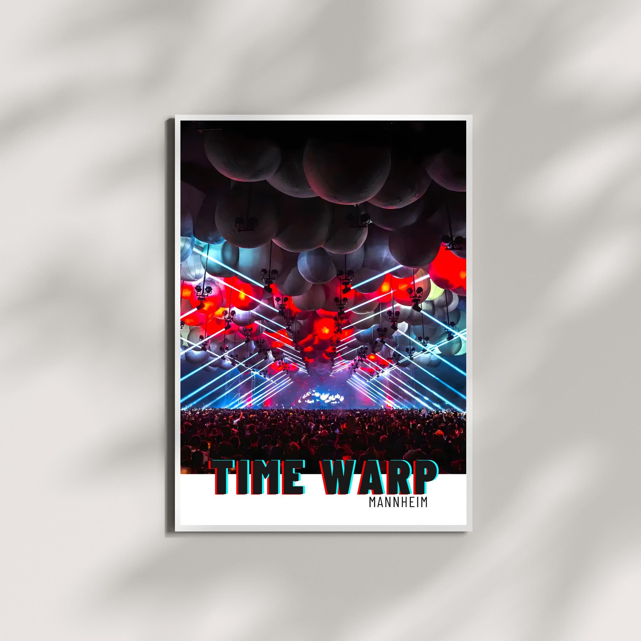 Time Warp Festival Artwork | Electronic Music Wall Decor - Etsy