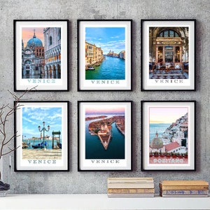 Caffe Florian Venice Travel Poster Art Print St Mark Square Literary Destination Cafe image 2