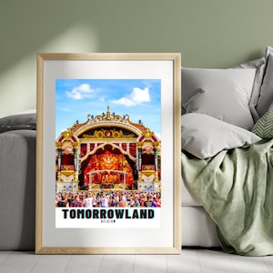 Tomorrowland Festival Poster Daytime – Stunning Art Print for