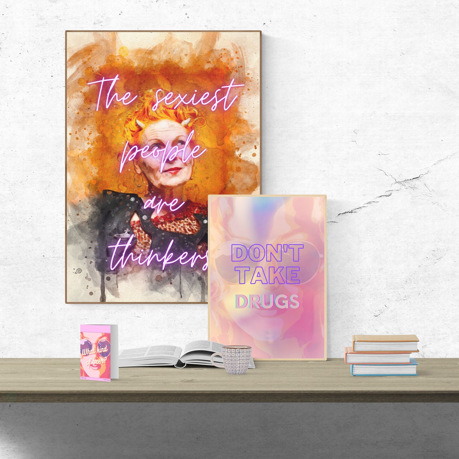 ヴィヴィアン ウエストウッドのポスター。インスピレーションを