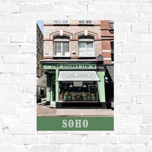 Lina Stores Soho Brewer Street London borough Art Print