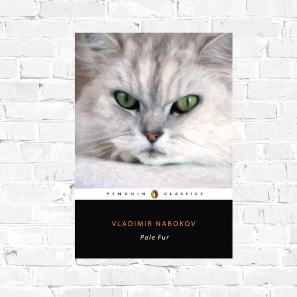 Vladimir Nabokov Pale Fire/Pale Fur Cat Pun Literary Classic Art Print