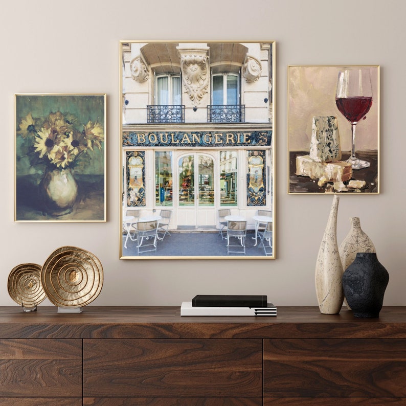 Vintage French Kitchen Gallery Wall Art Set of 8 PRINTABLES - Etsy