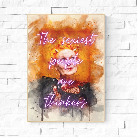 ヴィヴィアン ウエストウッドのポスター。インスピレーションを与える