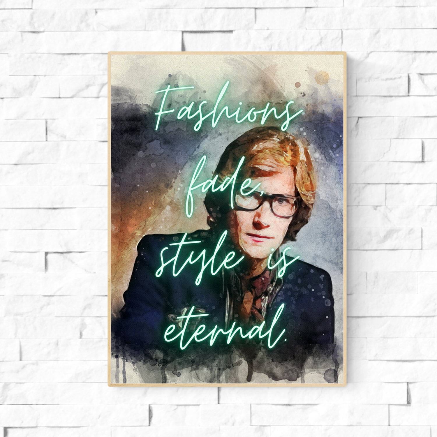 Yves saint laurent poster - Etsy 日本