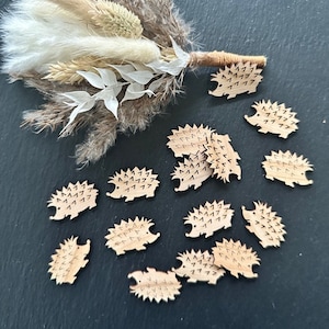 25 pezzi riccio decorazione autunnale decorazione da tavolo in legno decorazione accessori artigianali riccio decorazione artigianale decorazione