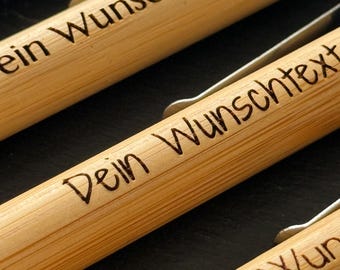 Holz-Kugelschreiber Mit Namensgravur Larissa – Inkl. Metall-Geschenkdose