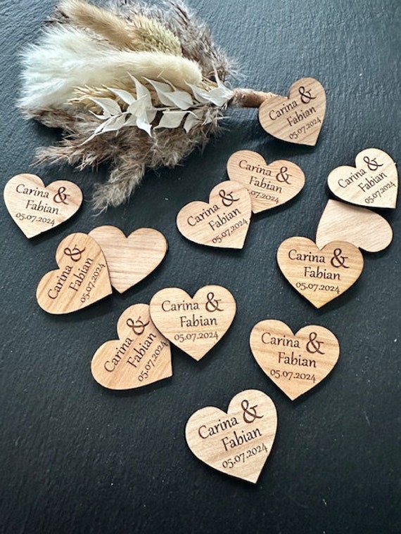 Set Decorazioni In Legno Ideen Mit Herz - 63 Pezzi Con 9 Motivi Per Fai Da Te E Creazioni Creative - Foto 4