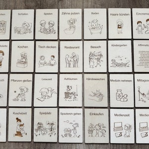 Routinekarten für Kinder, Montessori Kalender, Wochenplan Montessori, Wochenplaner Kinder, Tagesablauf Kinder, Morgenkreis, Tagesabläufe SET