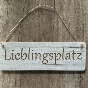 Door Sign Decoration Country House Vintage Shabby Retro Favorite Place Decorative Sign