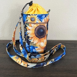 Water Bottle Phone Holder | Crossbody Sling or Shoulder Adjustable Bag