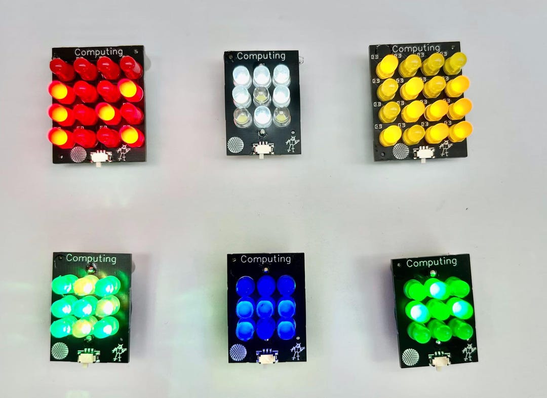 Led Magnets Lot of 6 Supercomputer Magnets - LED Fridge Magnets - Etsy Australia