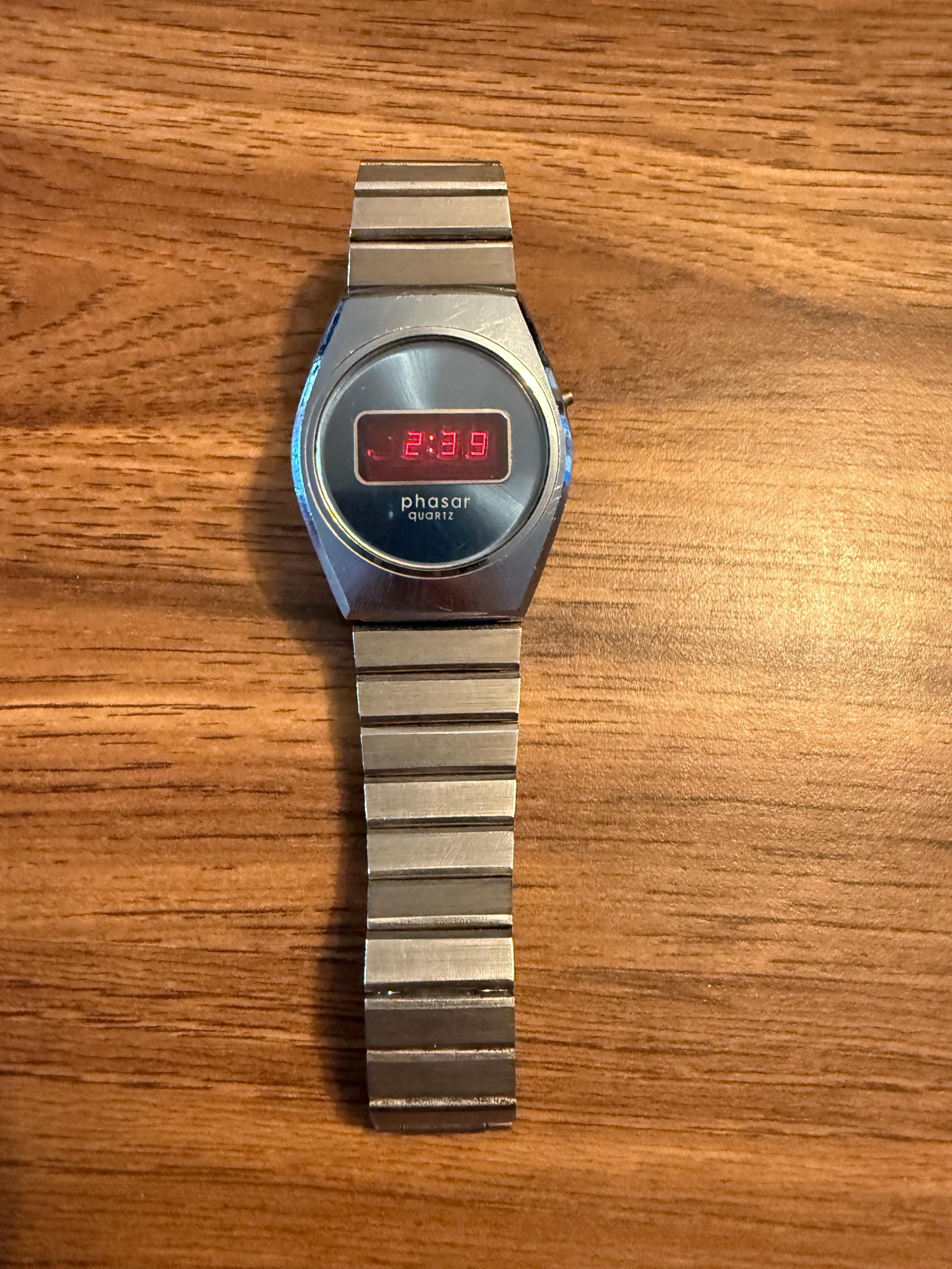 Buy 1970s Red Led Watch Online In India - Etsy India