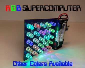 Super Computer - Retro Computing - Multi Farben und RGB Slow Change LEDs verfügbar