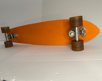 Vintage Original 1970er Land Ski Fiberglas Skateboard Banana Board Old School Polyurethan Räder