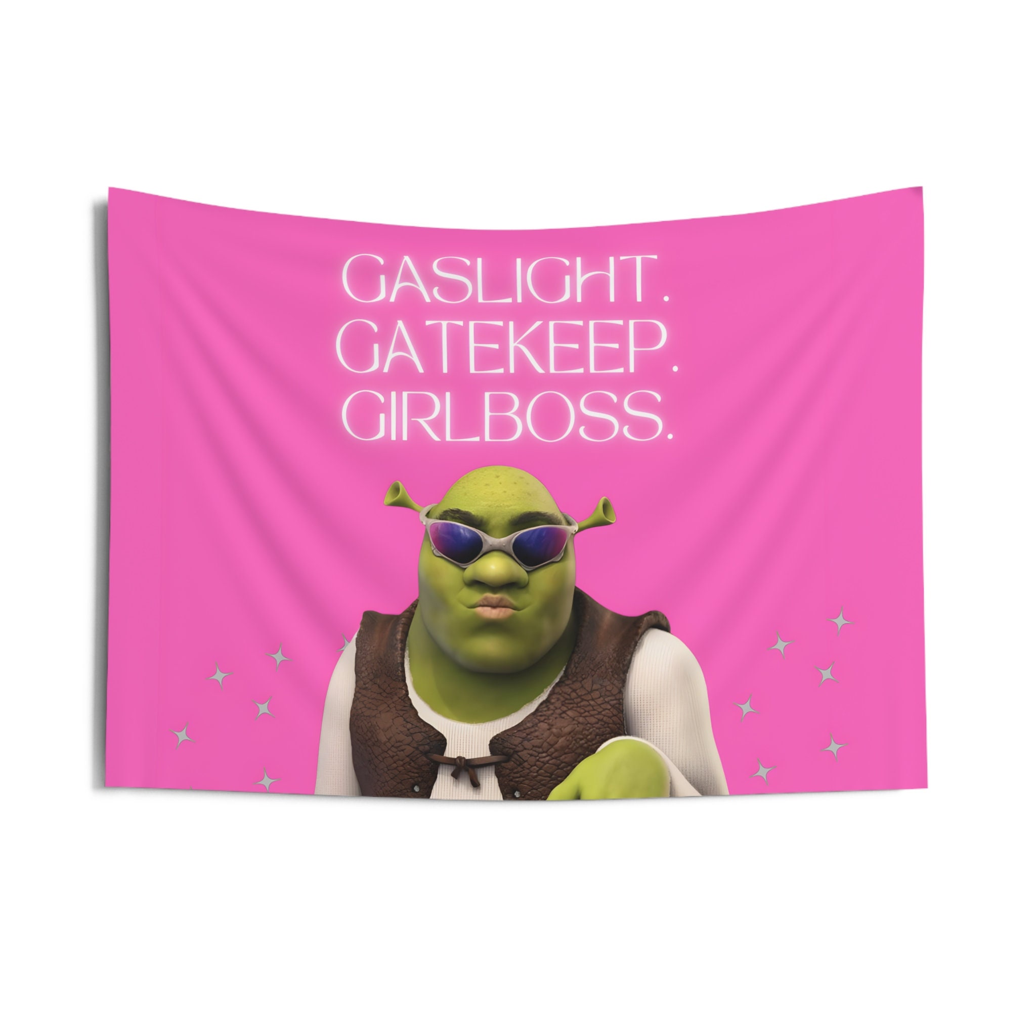  Shrek Meme Tapestry Wall Hanging Natural 60x40in Landscape  Bedroom Living Room Dormitory Decoration : Home & Kitchen