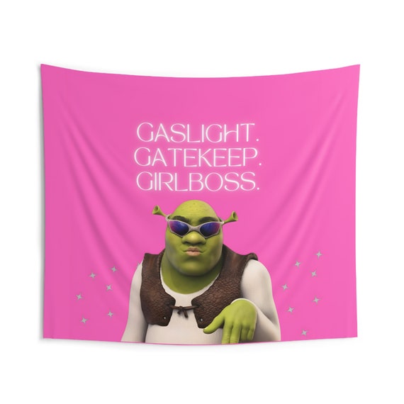 Shrek meme face - Shrek - Tapestry