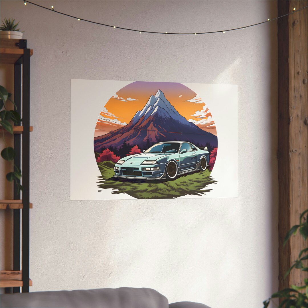 Custom JDM Car Enthusiast Poster JDM Art Japanese Car Etsy