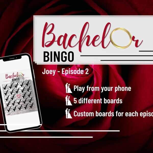 Bachelor Bingo - Joey Episode 2