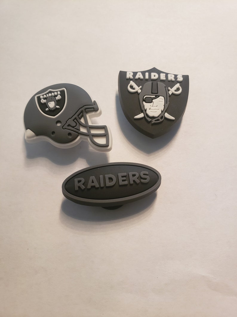 raiders croc charms