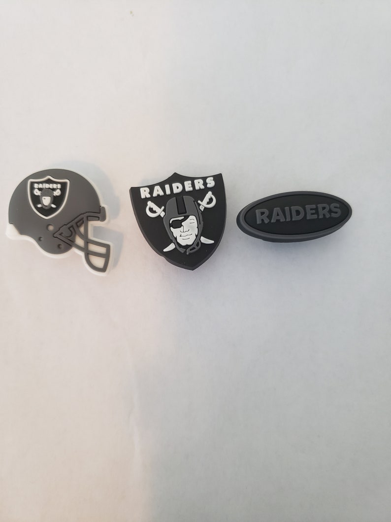 raiders croc charms