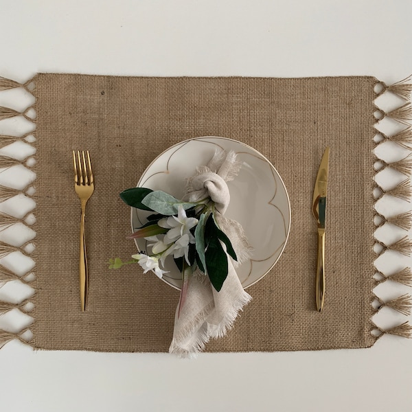 Hessian Placemats Etsy UK