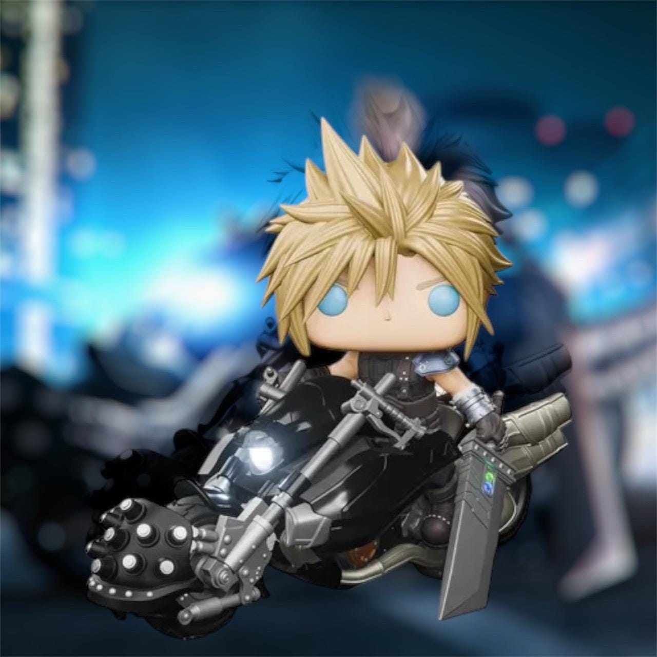 Cloud Strife With Motorcycle Funko Pop - Etsy