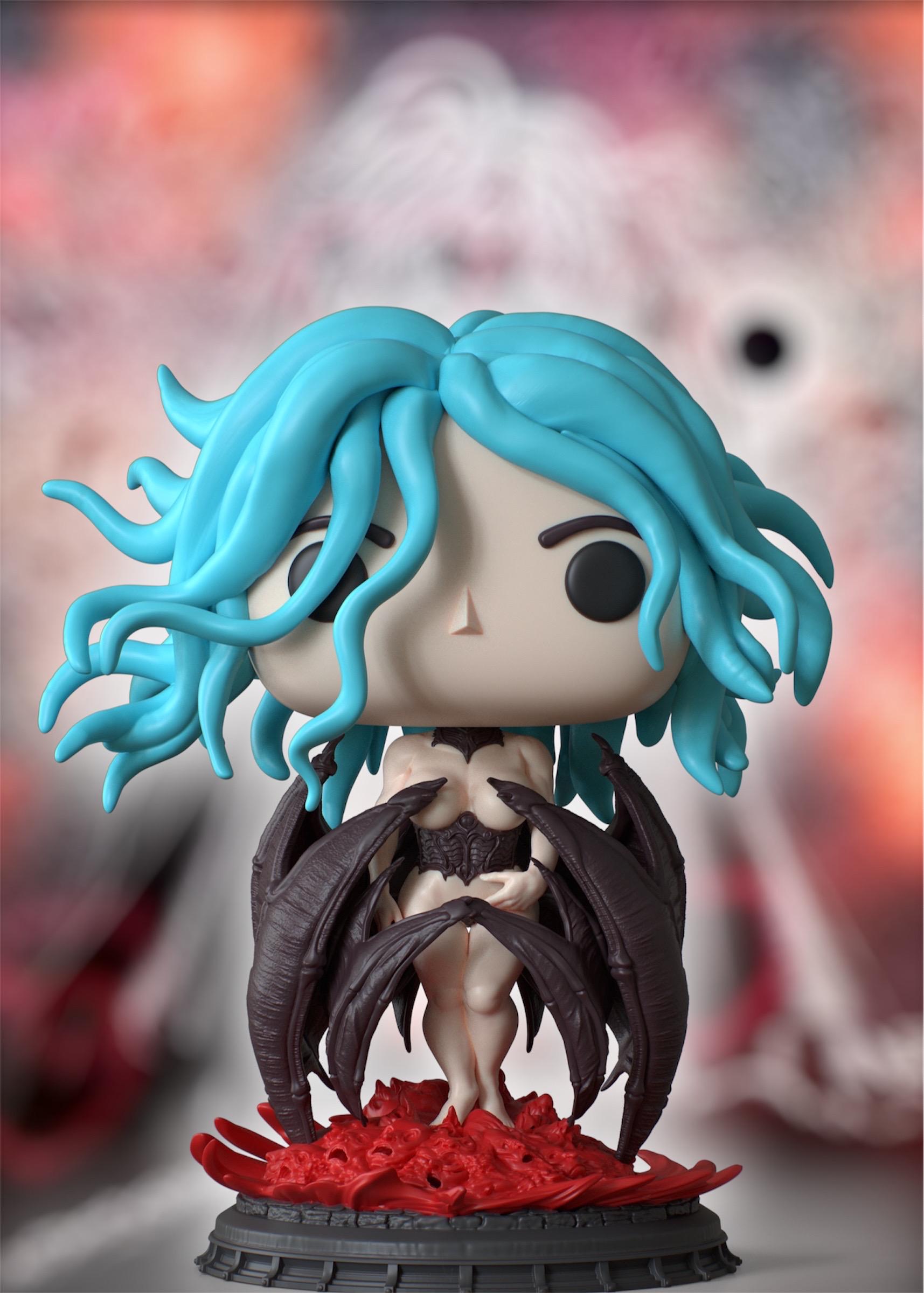 Berserk Doll スーパーバサカ ピンクのボンボン POP UP PARADE Skull Knight L Size (Berserk) Complete Figure