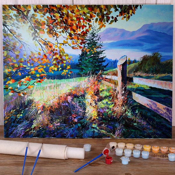 CaptainCrafts Paint By Numbers DIY Oil Painting Adults...