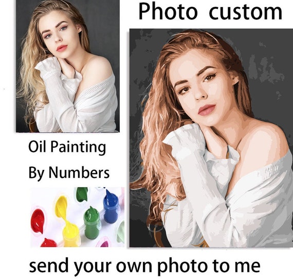 Custom Paint By Numbers - Numeral Paint Kit
