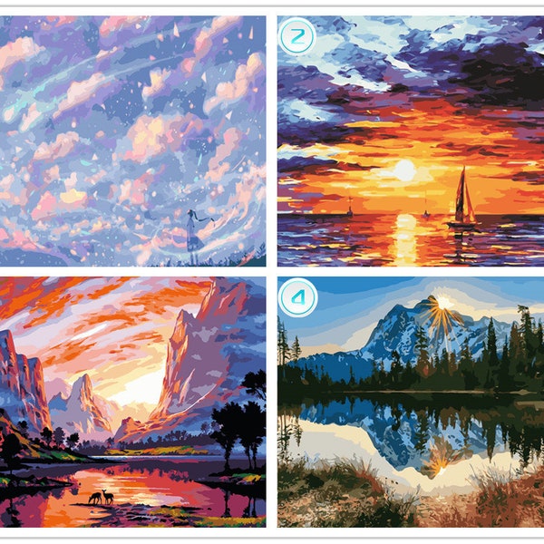 Large Paint Number Etsy