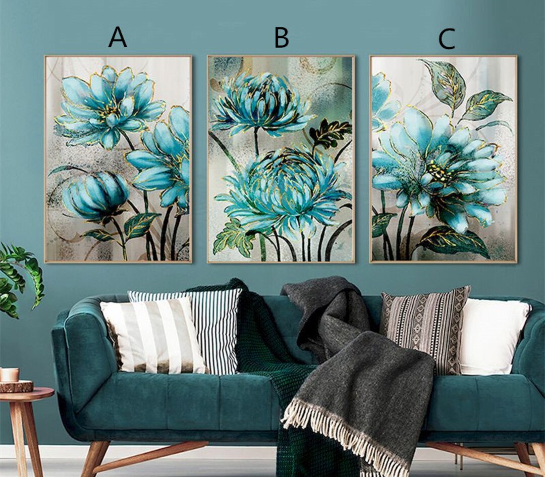 Lotus Flower Paint by Numbers Adult Kit 16x20 Summer Etsy