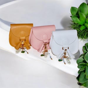 Sac à main personnalisé pour fille, sac à bandoulière à pampilles, sac à main pour enfants, cadeau petite fille
