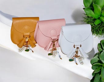 Customized Girl Purse Tassel Crossbody Bag Kids Handbag Little Girl Gift